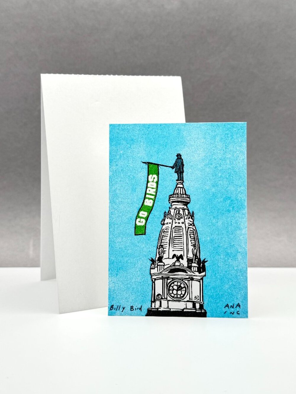Ana Inciardi Philadelphia Eagles Billy Bird Mini Art Print